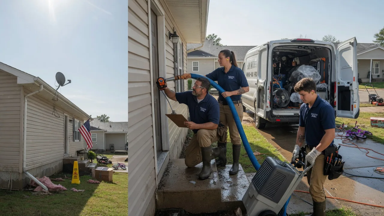 Ceiling Water Damage Restoration in Rugby, ND near me